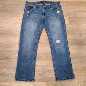 Sequin Crop Jeans WHBM size 10